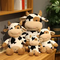 30cm kawaii dessin anim￩ animal vache en peluche jouet poup￩e coussin cr￩atif d￩coration b￩b￩ illumination jouet petite amie enfant enfant cadeau d'anniversaire