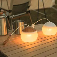Nocne światła LED Mini Camping Lantern Outdoor ładowna litowa akumulator Haning Light Tent
