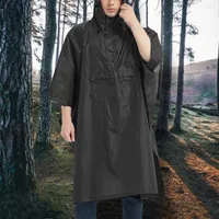 Felpe da uomo di alta qualit￠ 1pc 145 224 cm Eva un imperisex imperisex addensato cappotto da pioggia impermeabile donna uomo abito da pioggia nero da campeggio nero