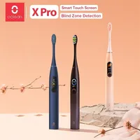 Floss dentaire Oclean X Pro Smart Sonic Electric Electric Brush Set IPX7 Ultrasound Whitener Bross