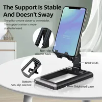 Masaüstü Tutucular Ayarlanabilir Cep Telefonu Stand Çok Açılı Evrensel Katlanabilir Stand İPad Tablet iPhone Samsung Smart