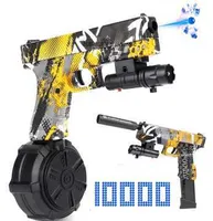 Gun Toys 2 I 1 Manual Electric Gel Blaster JM X2 Splatter Ball Water Paintball Toy Outdoor Games Airsoft Pistol for Boys Y2210