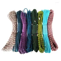 Outdoor Gadgets 20 Pcs/lot 100FT 550 Paracord Parachute Cord Lanyard Tent Rope Mil Spec Type III 7 Strand For Hiking Camping Fast