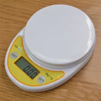 Digital Scales Kitchen Plastic Electronic Scale 5kg/1g Baking Food Precision Jewelry Gram Home Store Green Convenient 16 5bs Q2