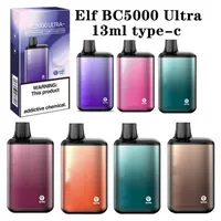 ELF BC5000 Ultra 5000Puffs usa e getta e sigarette 5% a vaporizzazione 650 mAh batteria ricaricabile POD 13ml Ecigar