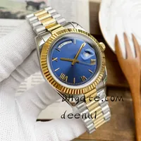 Reloj mec￡nico autom￡tico para hombres 40 mm U1 Todos los acero inoxidable El dise￱ador de la superficie de la pulsera digital de acero romano Date Sapphire vidrio s￺per luminoso impermeable Montre de lux