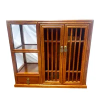 Meubles de salon familial armoire à thé en bois massif style chinois