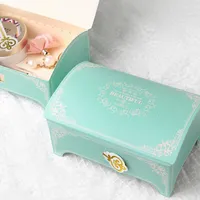 Present Wrap 10st/Lot Korean Treasure Box Paper Jewelry for Women Favors Packaging Bag Candy Boxes Wedding Birthday Party