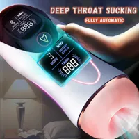 Sex Toy Massager Masturbators For Men Automatisk suger riktig vagina vibrator manlig onani cup fitta maskin leksaker vuxna 18