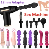 S1S1 Spielzeugmassagebaste Sex Fascial Massage Gun Adapter Machine Accessoires Frauen erhöhen Vergnügen Dildo Penis Vibrator Frauen Masturbator Erwachsener Spielzeug