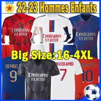 Xxxl 4xl 22/23 Maillot Lyon Soccer Jerseys 2022 2023 Olympique Lyonnais Ol Digital Cuarta camisas Traore Memphis Men Kits Kits Equipo Bruno G Camisa de f￺tbol