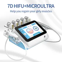 Andere schoonheidsapparatuur Nieuwe technologie 2 in 1 7D Hifu V-Max gezicht Anti-aging machine Microultra Hifu Wrinkle Removal Device