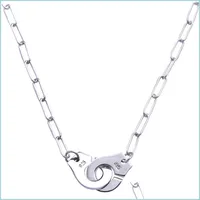 Hänge halsband hela pris Frankrike berömda varumärke smycken dinh van halsband för kvinnor mode 925 sterling sier handbuff länk drop d dhh1a