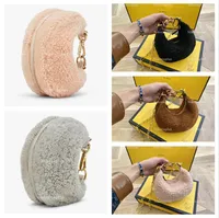 Nano Graphy Half Moon Hobo Underarm Bag Mini shearling handbags designer women luxury purse tote bag