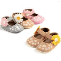 İlk yürüyüşçüler erkek bebek kız ayakkabı doğdu büyük çiçek yumuşak, kaymaz ayakkabı beşik bebek spor ayakkabılar