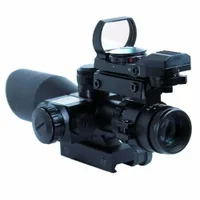Tactical 2.5-10x40 Rifle Scope with Red Laser Hd101 Holographic Dot Sight