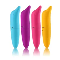 Секс-игрушки Masager AM16 Dolphin G-Spot Vibrator Mini AV Stick Massage Женский язык S xxx Женский язык вибрирующий точка G Egg Anal