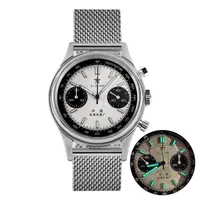Armbandsur 40mm China Aviation Chronograph 1963 Quartz Watch for Men Japan Miyota 6S21 Movement Sapphire Luminous Watches Mens Pilot 221025