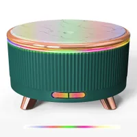 Ultraschall Aromatherapie Maschine Holz Getreide Haushaltsmini 500 ml Luftbefeuchter Desktop mit hoher Kapazität ätherischer Öldiffusor