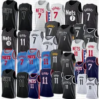 Kevin Durant Kyrie Irving Basketball Jerseys White 2022 2023 City Shirt Black Jersey