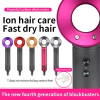 No Fan Vacuum Hair Dryer blower Blow Heat Super Speed Hair Dryers Negative ion high power student dormitory salon US/UK/EU Plug