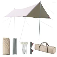 Tende e rifugi tenda da tenda da tenda oxford 210d Campeggio per esterni 3 4 5 persone Tarpa per pesca con rivestimento in argento UV UV SUV Canopiale Beach pergola Picnic