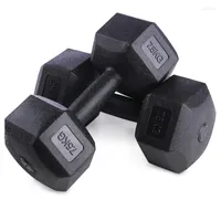Dumbbells 5-10kg/set van 2 hexagon gymgewichten voor oefening Dumbbell Equipment Fitness
