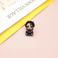Japanese 16 Styles Of Anime Brooch Demon Slayer Acrylic Brooch DIY Decoration Backpack Clothes Hat Gifts For Friend Customizable dff155