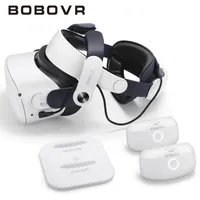 3D очки Bobovr M2 Plus Head Byster Bytin Battery Combo, совместимая с Meta Quest 2 VR Power Bank StationDock с B2 Battey Pack 221025