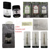 STI PODS Empty Replacement atomizer Cartridge E cigarette Pod 1.0ml capacity plastic mouth Vapes tank For Thick oil Vape Pen
