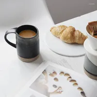 Mokken 400 ml Ceramic Coffee Beer Tea Water Cup Creativeware met handvat Tumbler Travel Mug Latte Specialiseerd