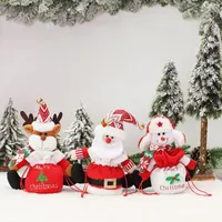 선물 랩 래프 혁신적인 크리스마스 이브 사과 가방 부드러운 질감 축제 소품 밝은 색 컬러 아동 사탕 포장 상자