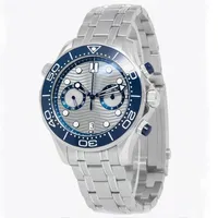 2022 New Men Mens Watch Accessories Automatic Movement Watches 300M Blue بدون Chronograph Orologio Skyfall JMAES Bond 007 Watch Mont293Z