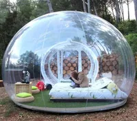 Красивый надувной пузырьный купольный палатка диаметром 3 м эль с фабрикой вентиляторов целого прозрачного пузыря 6817583