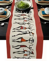 Table Runner African National Posture Luxury Home Dining Coffee Holiday Wedding Decoration Party Dinner 221026
