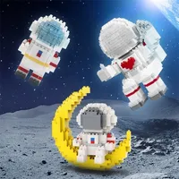 Blokkeert Space Station V Rocket Building City Shuttle Satellite Astronaut Figuur Man Bricks Set Children Toys Gift 221025