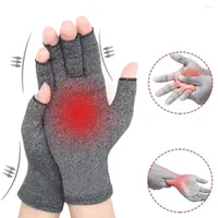Handledsstöd 1 par kompression artrit handskar premium artritisk gemensam smärtlindring handterapi öppna fingrar