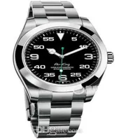 Luxo Air King Mens relógios de banda de aço inoxidável completa Espelho Rellojes 2813 Automático Mecânico Orologio Wristwatches A000214Y