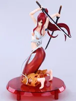 Fairy Tail Elza Scarlet Figuarts cero cero figuras de acci￳n en caja PVC juguetes de mu￱eca de dibujos animados japoneses 22194499