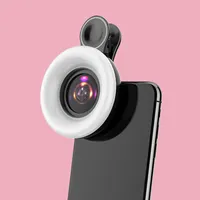 Lentes Portable selfie LED Light Flash Teléfono móvil 53 Lámpara Clip luminoso 15x P ography Macro relleno 221026
