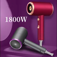 Electric Hair Dryer 1800w Hair Dryer Fast Drying Cold And Warm Salon Home Appliances High-Powered Blue Light Negative Ion Anti-Static Styling T221026