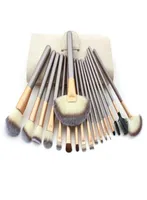 Champagne Gold Makeup Brush Set 1218 PCS Soft Synthetic Professional Cosmetic Makeup Foundation Powder Blush Eyeliner Brosses4215178