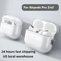 Para Apple AirPods Pro 2 AirPods 3 auriculares Bluetooth AirPod Pros Smart Touch Volumen de 2da generaci￳n Cubierta de auriculares Anti-Prast Lanyard con vainas auriculares