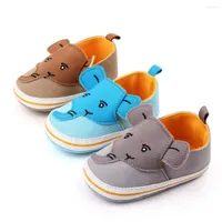 First Walkers Cartoon Elephant Baby Canvas Infantil Boys Shoes moccasins anti slip crib sneakers casual