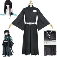 Tema disfraz tokitou muichirou cosplay demonio slayer kimetsu no yaiba disfraz kisatsutai uniforme set de fiesta de halloween ropa 221026