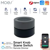 MOES NIEUWE TUYA ZIGBEE -besturingselement Smart Knob Switch Wireless Scene Switch Button Batterij Autorio322N