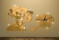 2016 New Wall Clock Clocks Horloge Watch 거실 쿼츠 바늘 홈 장식 3D DIY 미러 스티커 TY20012530000