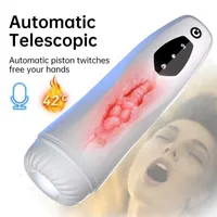 Adult Massager Linkooer Automatic Vibrator Sucking Male Masturbator for Men Masturbation Cup Real Vagina Toys Smart Heating