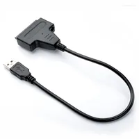 Datorkablar USB 2.0 till SATA Mobile Hard Drive Easy Line 2.5/3,5 tum seriell optisk konverteringsl￤sningsdisk 25cm