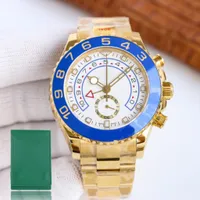 AAA Highquality Watches Tasarımcı Erkekler Lüks Saatler İzle Montre Holwatch Hareket Bilek Saatleri Erkek Gold Watch Otomatik Su geçirmez yat Başkanı 007 Roleyy